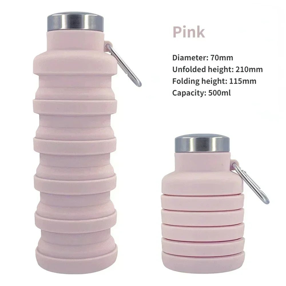 OG Shrink Flask Bpa Free Silicone Bottle Portable and Retractable - #shoOUTGEAEPLUS#