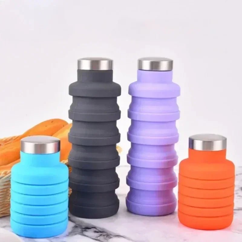 OG Shrink Flask Bpa Free Silicone Bottle Portable and Retractable - #shoOUTGEAEPLUS#