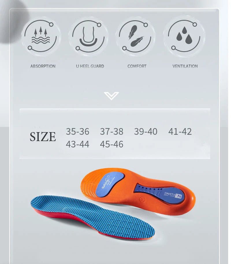 OG+ TREKK - soles Arch Support insoles for Flatfoot Running Insoles - #shoOUTGEAEPLUS#